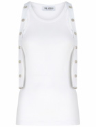 THE ATTICO - Jersey Ribbed Sleeveless Top