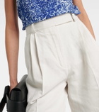 Proenza Schouler Jenny cotton and linen Bermuda shorts