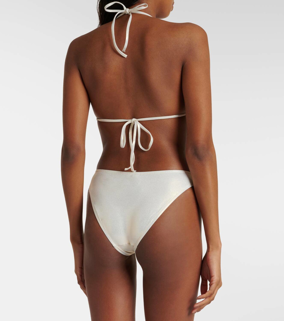Melissa Odabash Andorra triangle metallic bikini top Melissa Odabash