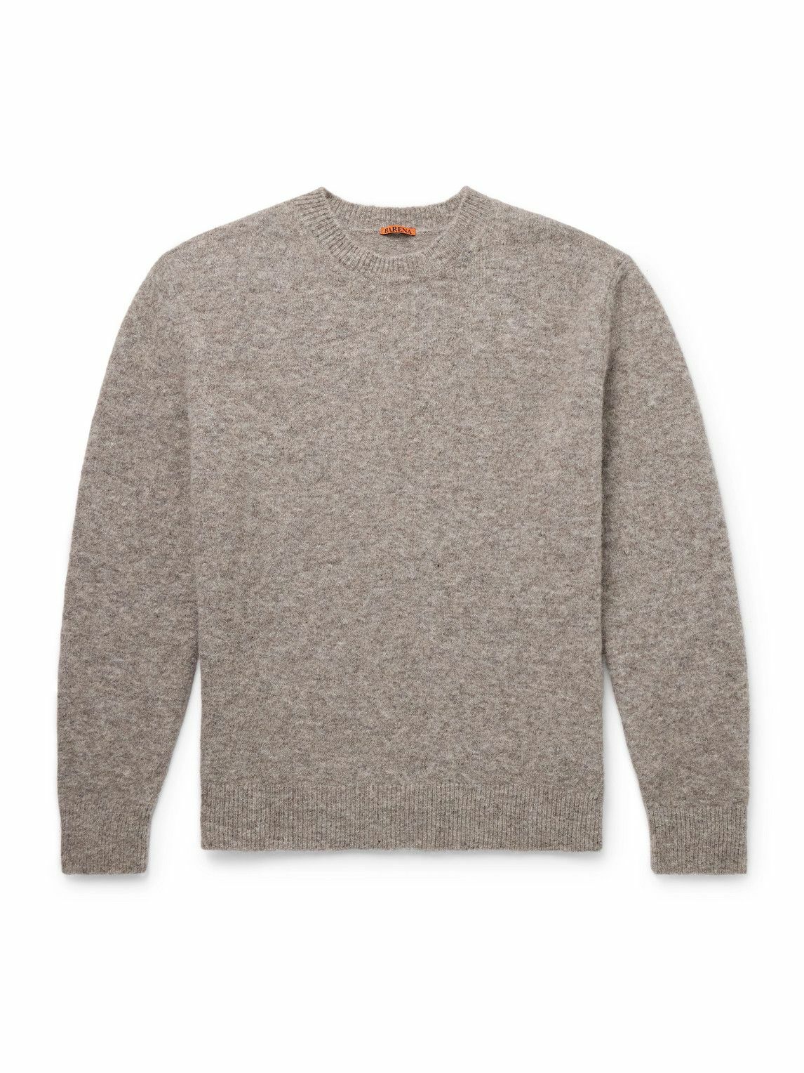 Barena - Brushed Alpaca-Blend Sweater - Brown