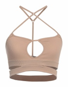 Andreādamo Womens Top Sand
