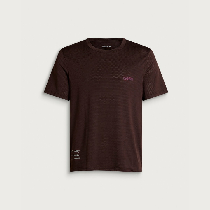 Photo: Bandit Men's MicroMesh Men's Performance T-Shirt in Espresso