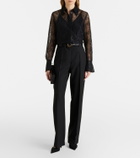 Nina Ricci Sequined lace shirt