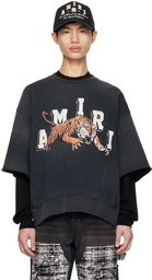 AMIRI Black Tiger Sweatshirt