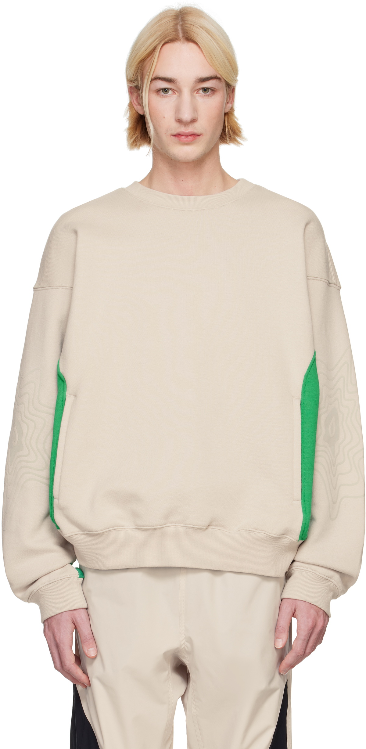 Asics Beige Kiko Kostadinov Edition Bixance Sweatshirt
