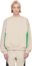 Asics Beige Kiko Kostadinov Edition Bixance Sweatshirt