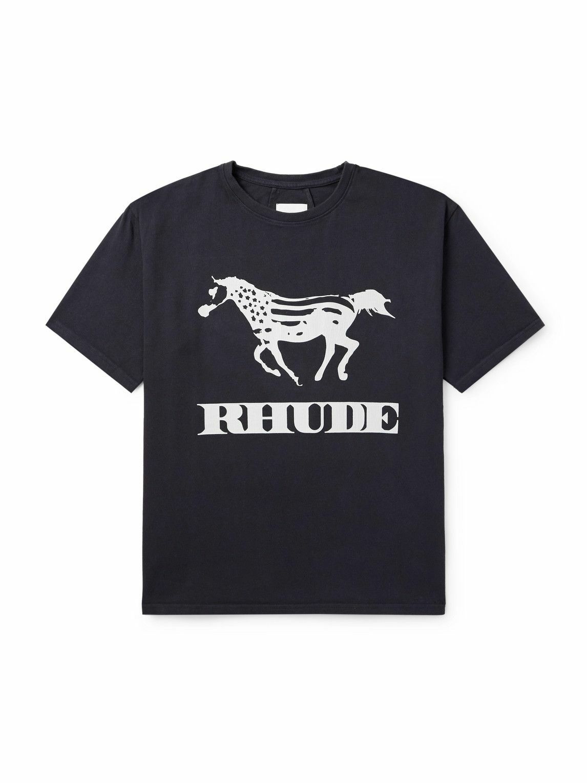 Rhude SSENSE Exclusive Black 'Send Rhudes' T-Shirt Rhude