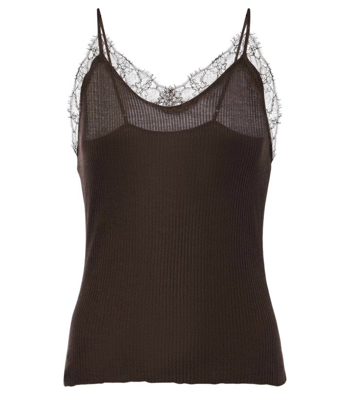 Photo: The Row Ikee silk-blend tank top