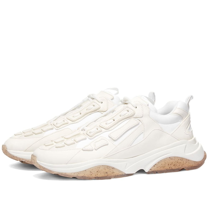 Photo: AMIRI Men's Bone Runner Sneakers in Alabaster/Nylon Mesh