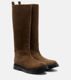 Proenza Schouler Bank suede knee-high boots