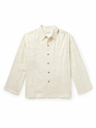 LE 17 SEPTEMBRE - Cotton-Jacquard Shirt - Neutrals