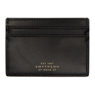 Smythson Black Wigmore Card Holder