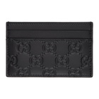 Gucci Black Gucci Signature Card Holder