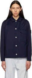 Stone Island Navy Patch Shirt