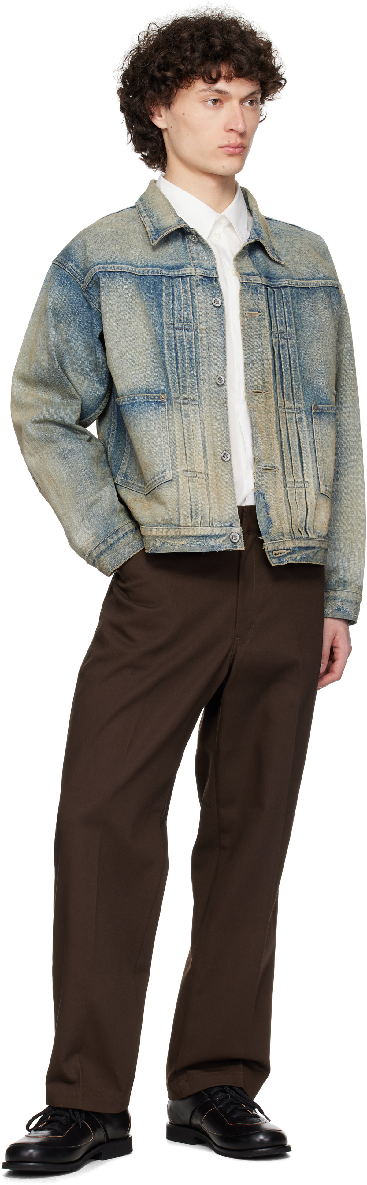 Neighborhood Blue Denim Savage Type-1 Jacket Neighborhood