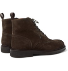 Mr P. - Jacques Shearling-Lined Suede Boots - Brown