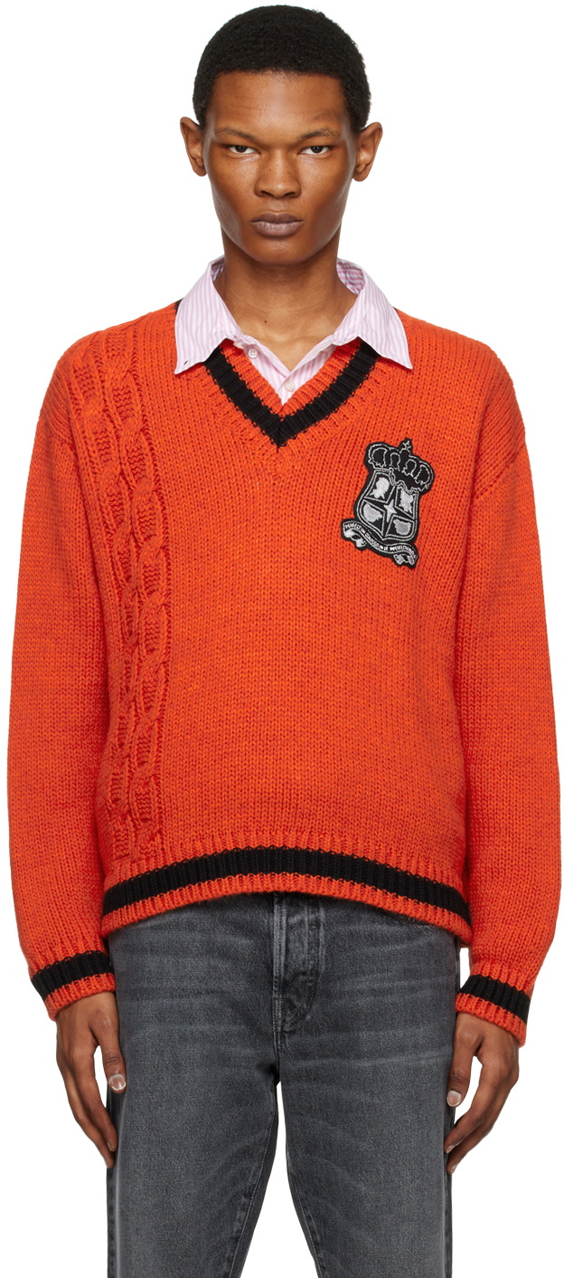 Thames MMXX. Orange Rathbone II Sweater