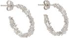 Veneda Carter Silver Small Open Hoop Earrings