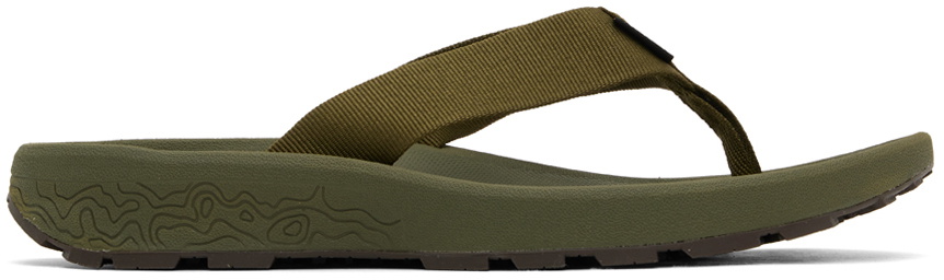 Teva Khaki Hydratrek Flip Flops