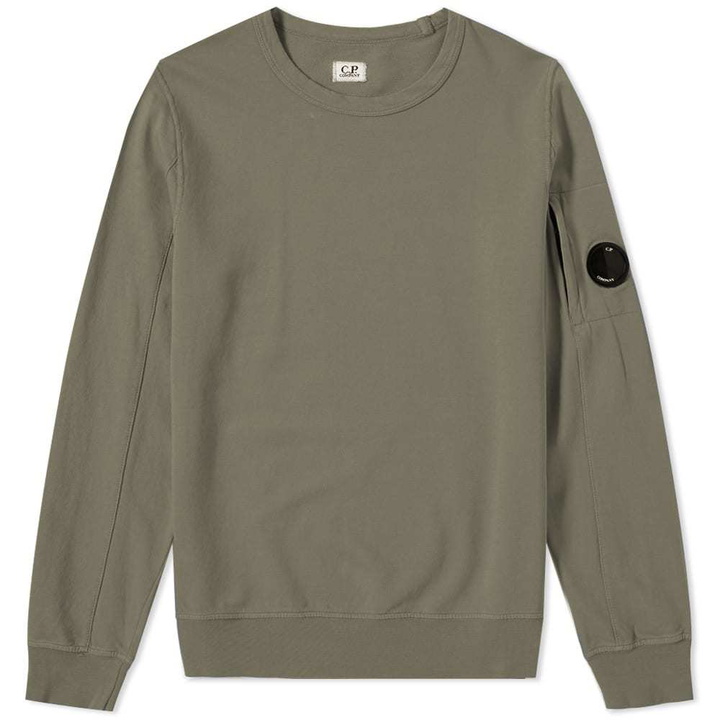 Photo: C.P. Company Arm Lens Crew Sweat Green