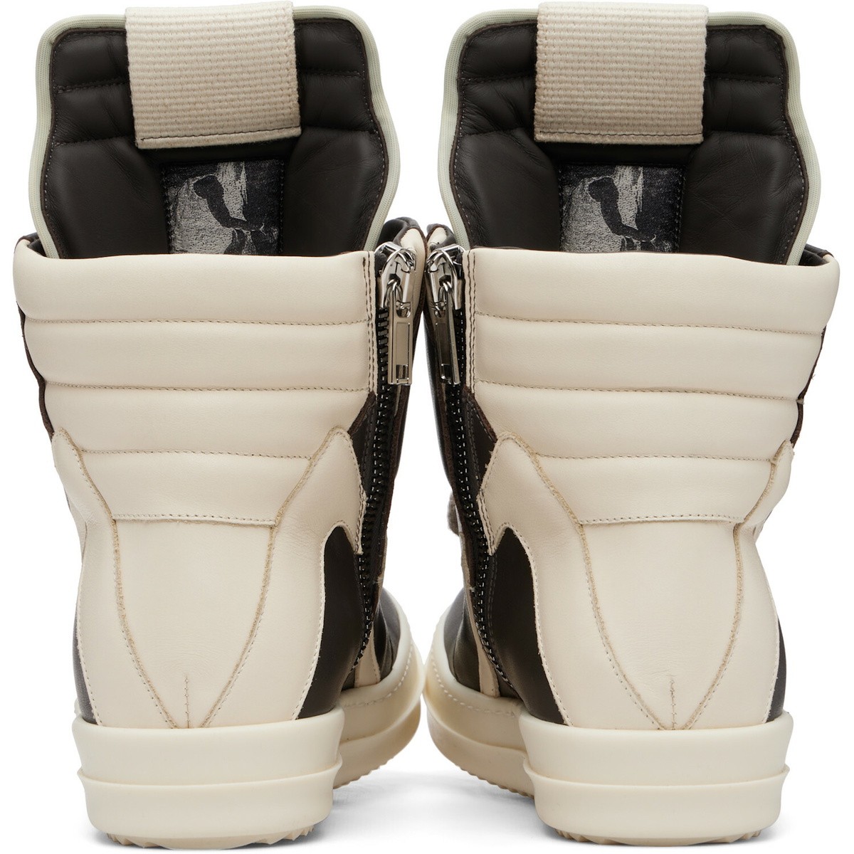 Rick Owens Gray Tower Jumbolaced Geobasket Sneakers