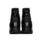 11 by Boris Bidjan Saberi Black Reflective Bamba 2 Sneakers