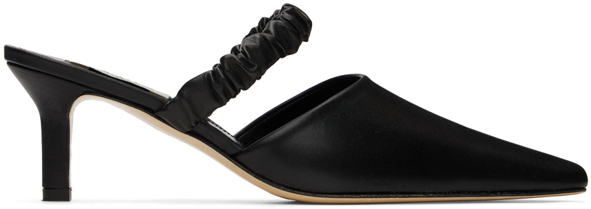 Elleme Black Chouchou Mules