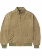 Baracuta - G9 Suede Harrington Jacket - Neutrals