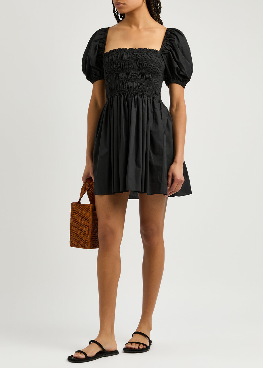 white christmas dresses Matteau Broderie Tank Mini Dress