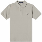 Fred Perry Authentic Men's Slim Fit Plain Polo Shirt in Concrete