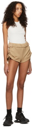 Dion Lee Beige Cotton Shorts