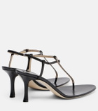 Christen Mono Strap 75 leather sandals