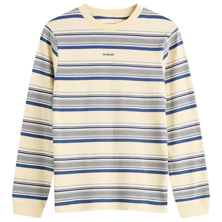 Photo: Beams Boy Women's Embroidery Long Sleeve T-Shirt in Ivory