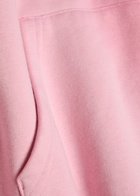 Skims Hooded Cotton-blend Sweatshirt Pink