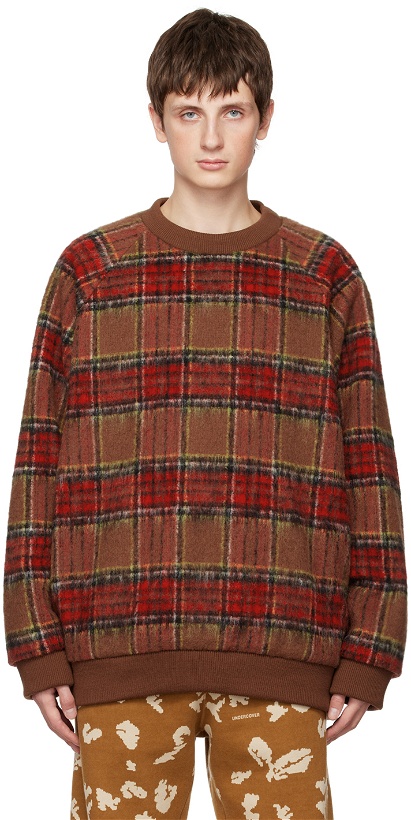 Photo: Undercover Brown Check Sweater