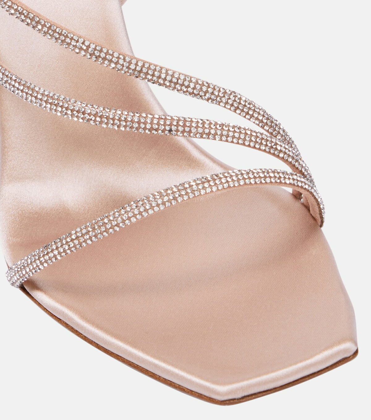 Max Mara Stark embellished satin sandals Max Mara