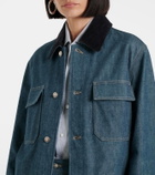 Loro Piana Dean denim field jacket