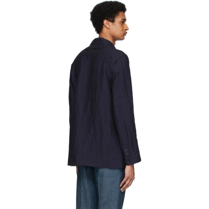 Toogood Navy Linen The Metalworker Jacket Toogood