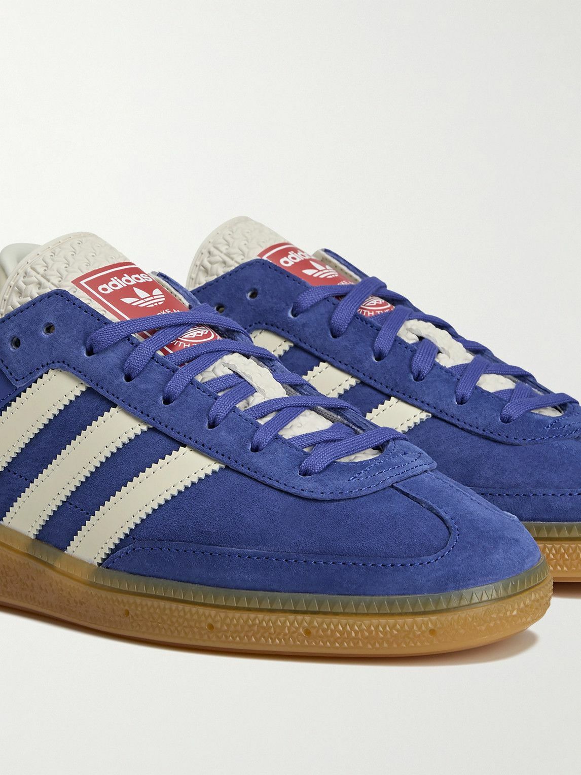 BIGSALE！！adidas HANDBALL SPZL 23.0 Adidas SPZL Handball Cup in Semi Lucid Blue/Cream White/Gum adidas