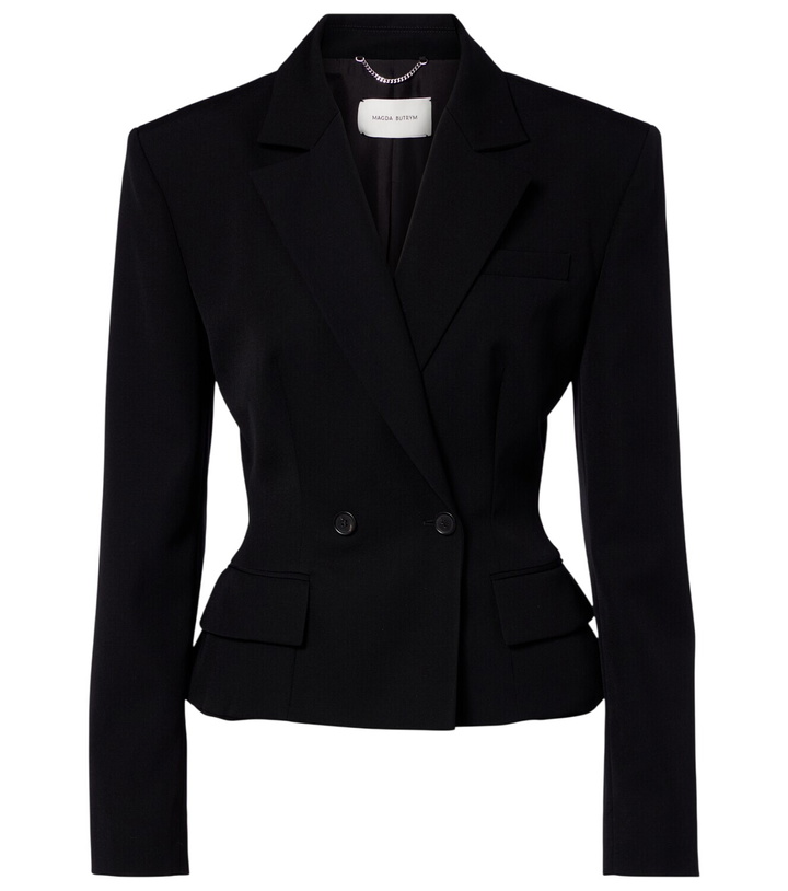 Photo: Magda Butrym Peplum wool blazer