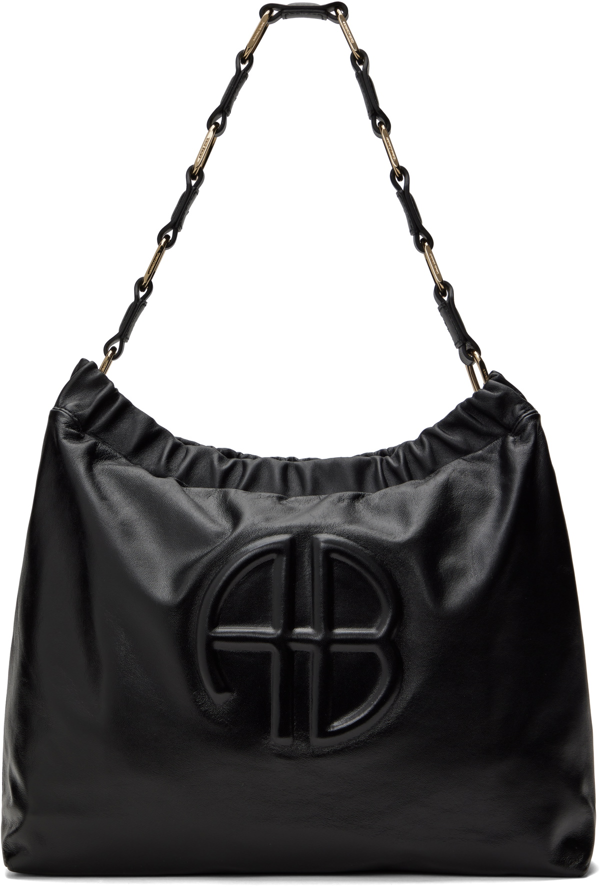 ANINE BING Black Kate Shoulder Bag
