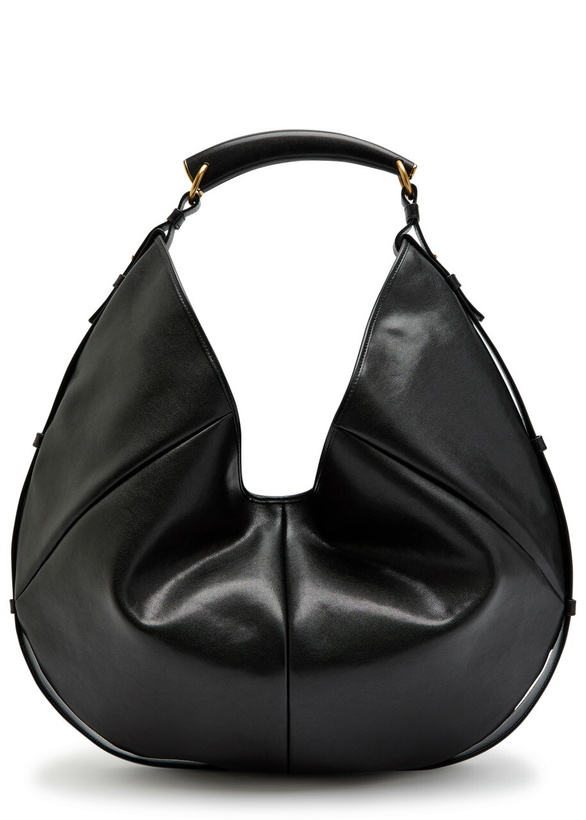 Photo: Saint Laurent Bo Mombasa Large Leather Tote bag - Black - One Size