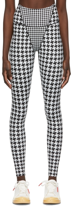 Photo: adidas x IVY PARK Black & White Houndstooth Tight Leggings