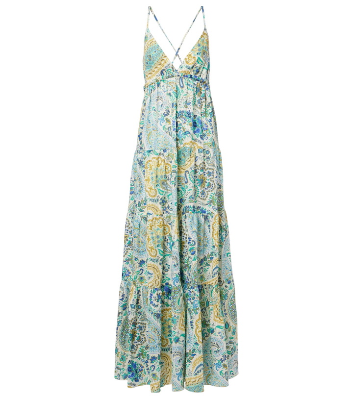 Photo: Etro Paisley tiered cotton maxi dress