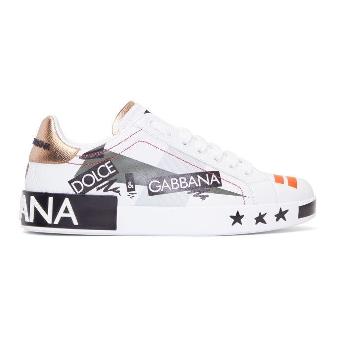 Photo: Dolce and Gabbana White Millennials Sneakers