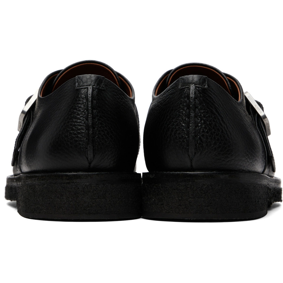 Marsèll Black Moccar Leather Loafers