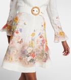 Zimmermann Tranquillity floral linen mini dress