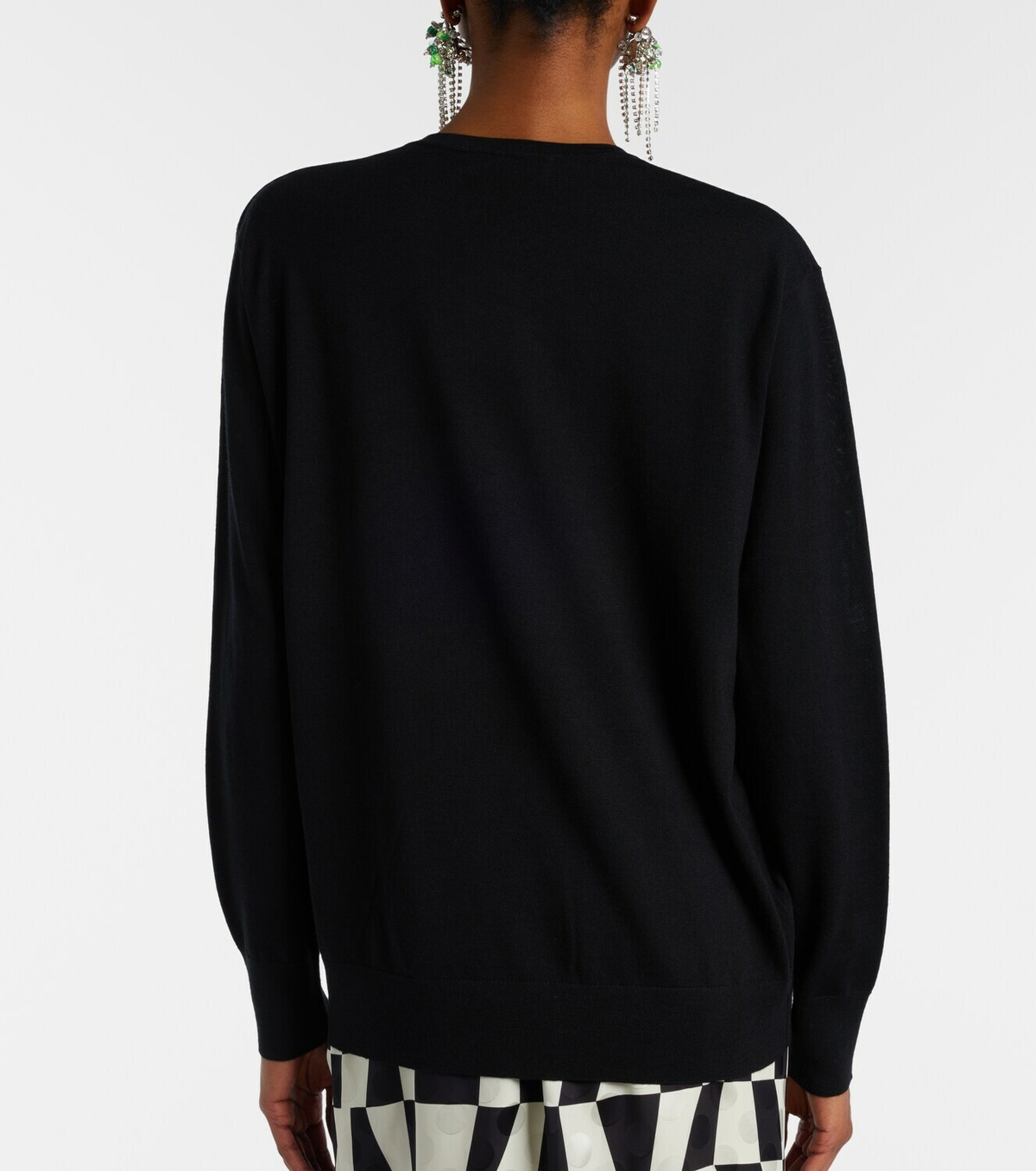 Dries Van Noten Embellished wool sweater