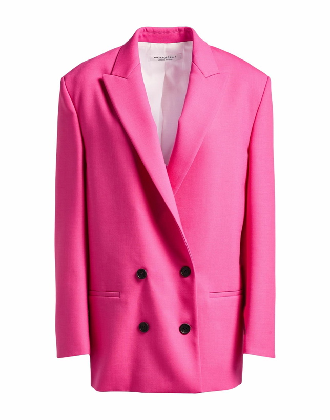 Photo: Philosophy Di Lorenzo Serafini Womens Blazer in Magenta