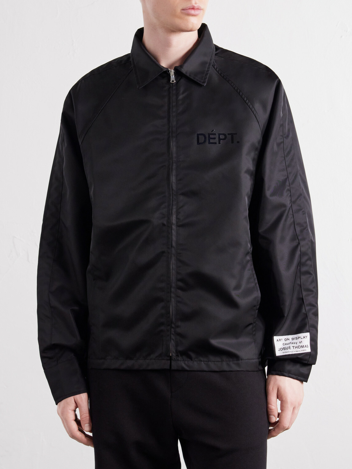 Gallery Dept. - Montecito Logo-Embroidered Shell Jacket - Black